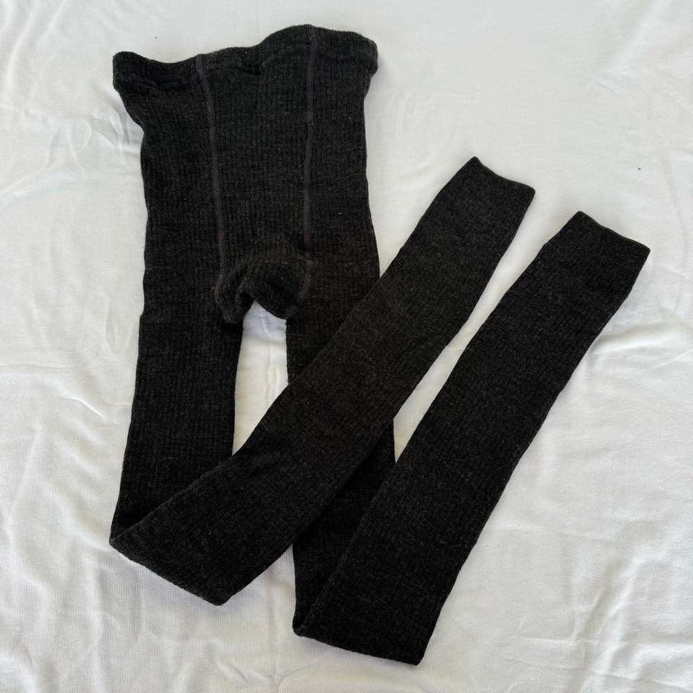 SMARTWOOL Footless Ribbed Tights - SMALL - Picture 3 of 9